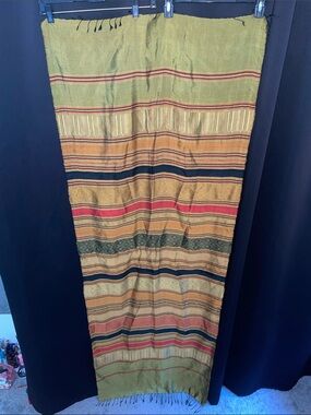 Authentic Handwoven Thai Silk Shawl / Scarf